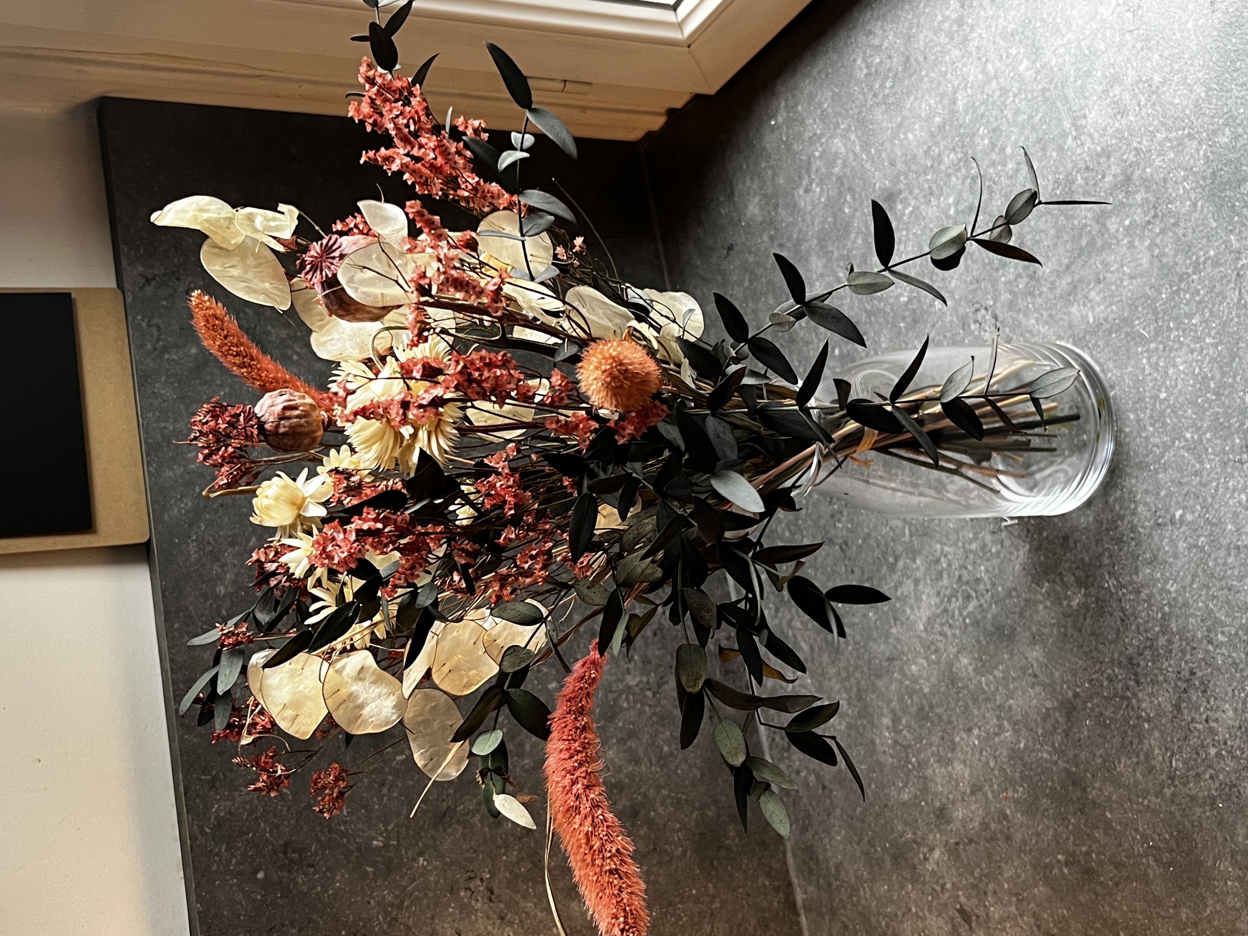 Bouquet de fleurs sechés
