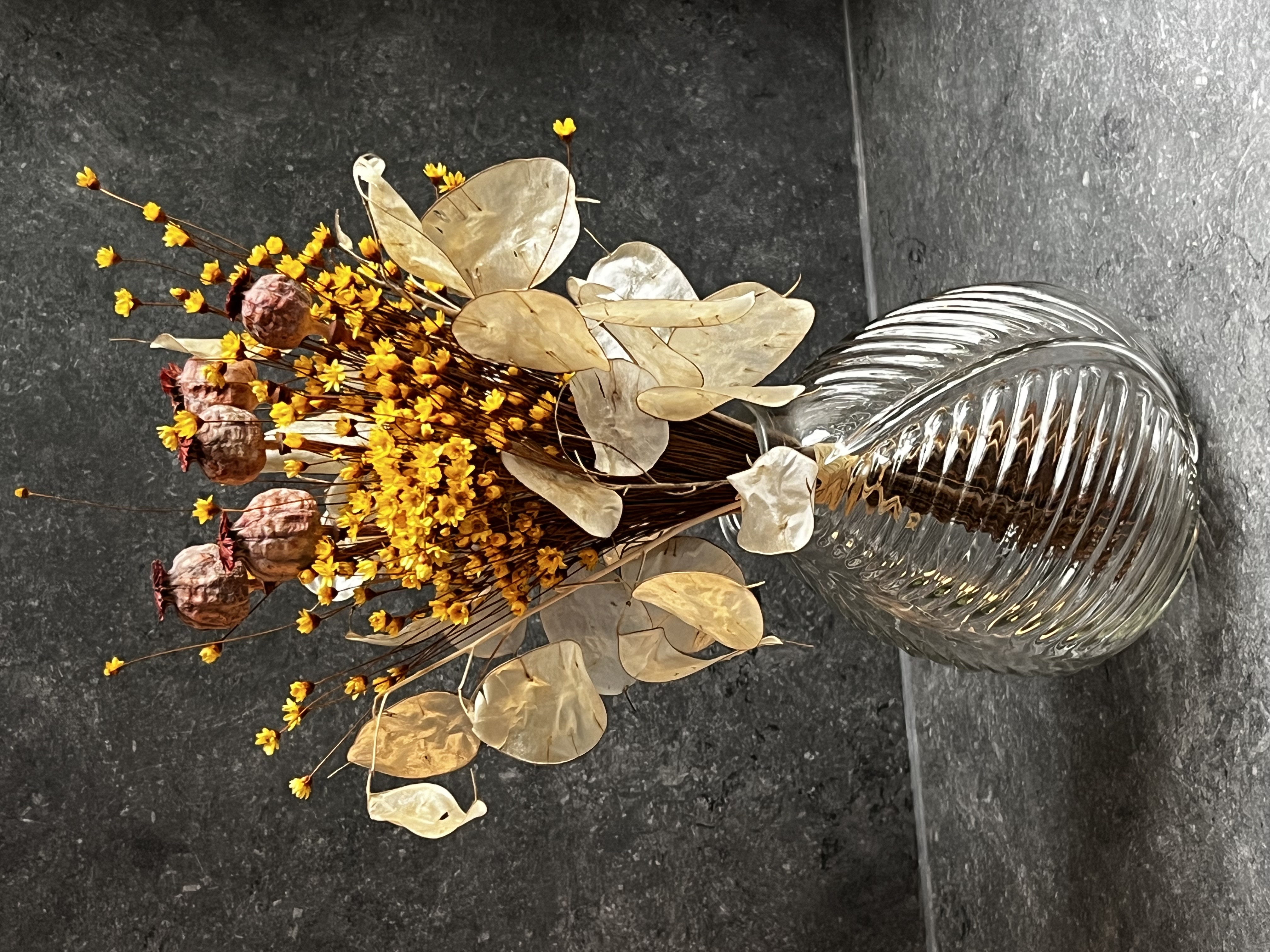 Bouquet de fleurs sechés
